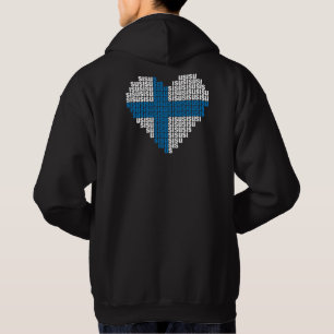 Sudadera con capucha de la parte posterior del