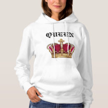 Sudadera con capucha de la reina de las mujeres
