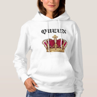 Sudadera con capucha de la reina de las mujeres