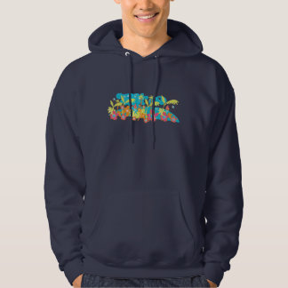 Sudadera con capucha de la resaca del arte: