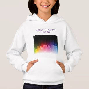 Sudadera con capucha de la silueta de la ciudad de
