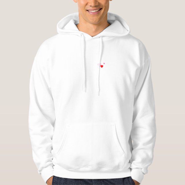 Sudadera con capucha de la tarjeta del día de San (Anverso)