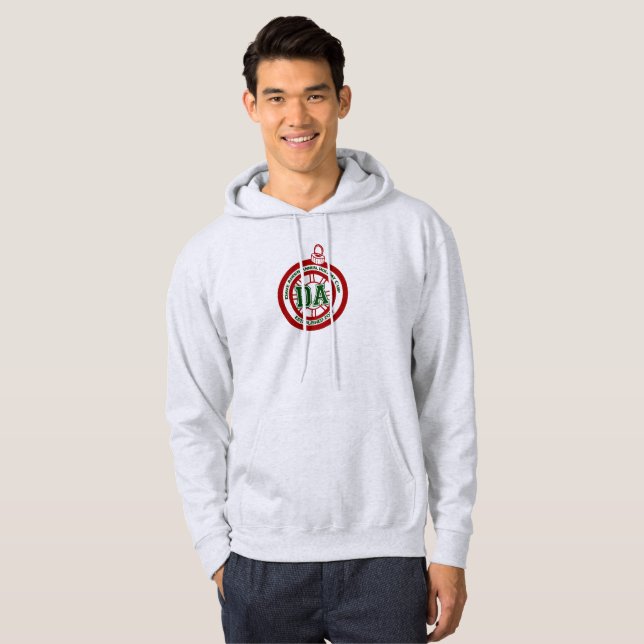 Sudadera con capucha de la taza de las vacaciones (Anverso completo)