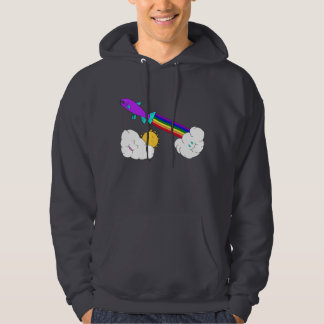 Sudadera con capucha de la trucha arco iris