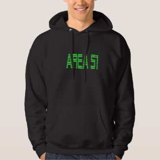 Sudadera con capucha de la zona verde 51