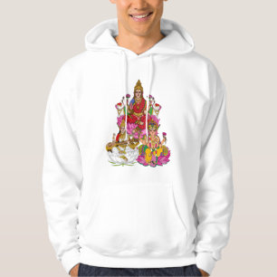 Sudadera con capucha de Lakshmi Saraswati Ganesha