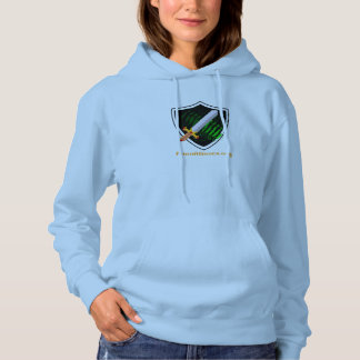Sudadera con capucha de las mujeres con el logo de