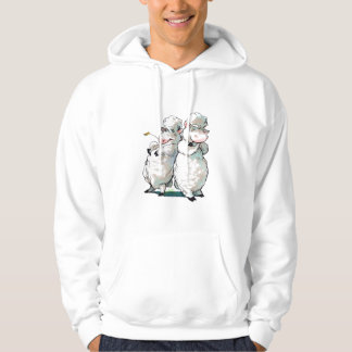 Sudadera con capucha de las ovejas