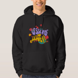 SUDADERA CON CAPUCHA DE LECCIONES DE SALPICADURAS 
