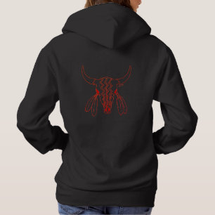 Sudadera con capucha de línea de búfalo de baile d