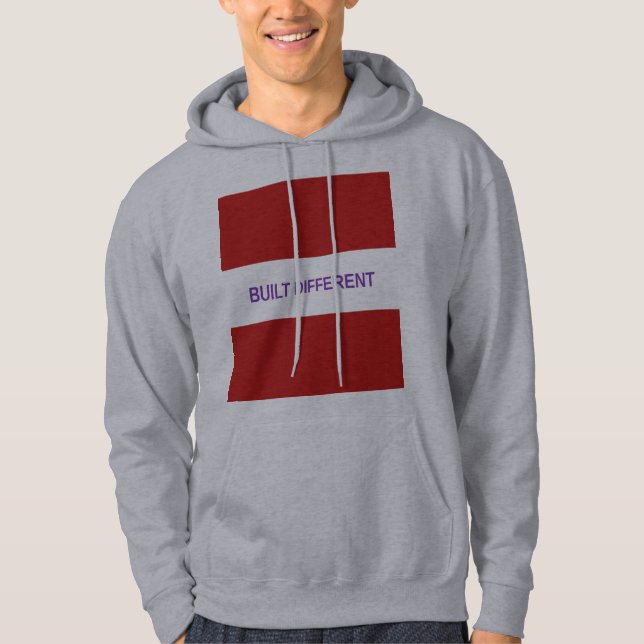 Sudadera con capucha de logo de caja blanca constr (Anverso)