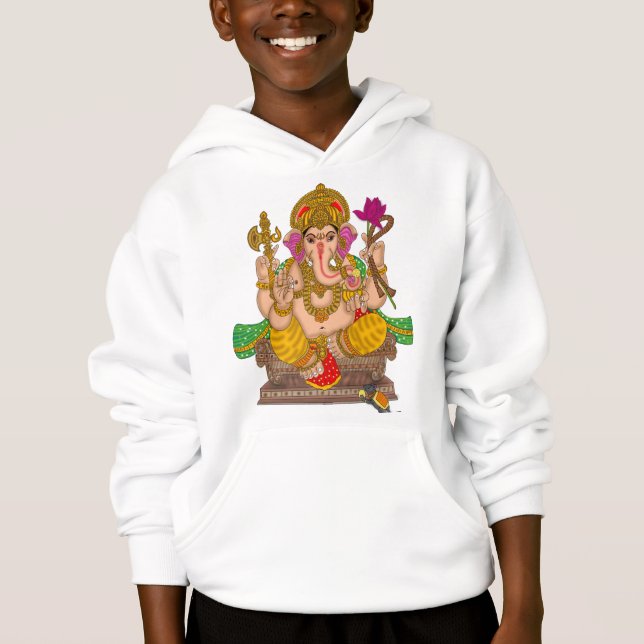 Sudadera con capucha de Lord Ganesha (Anverso)