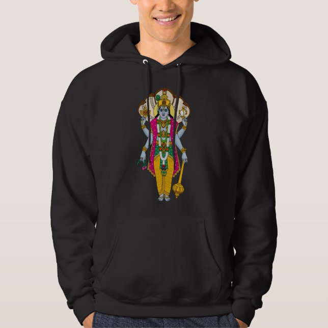 Sudadera con capucha de Lord Vishnu (Anverso)