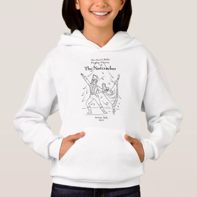 Sudadera con capucha de los chicas Nutcracker2017 (Anverso)