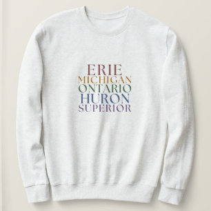 Sudadera con capucha de los Grandes Lagos de Michi