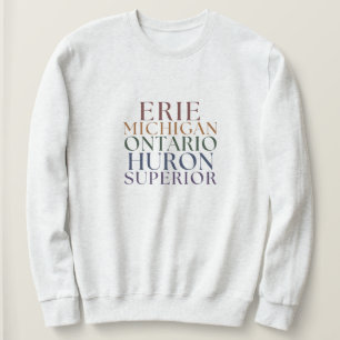 Sudadera con capucha de los Grandes Lagos de Michi
