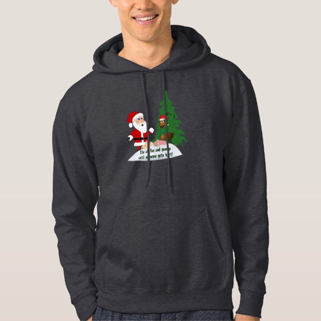 Sudadera con capucha de los juegos del reno (Anverso)