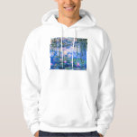 Sudadera con capucha de los lirios de agua de<br><div class="desc">Sudadera con capucha de los lirios de agua de Monet. Pintura al óleo en lona a partir de 1916. Monet pintó su charca famosa del lirio de agua obsesivamente durante los años finales de su carrera, extrayendo la inspiración de la luz del sol y su efecto de desplazamiento sobre el...</div>