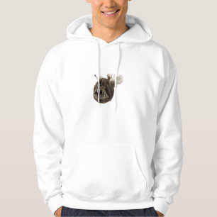 Sudadera con capucha de los pescados de pescador