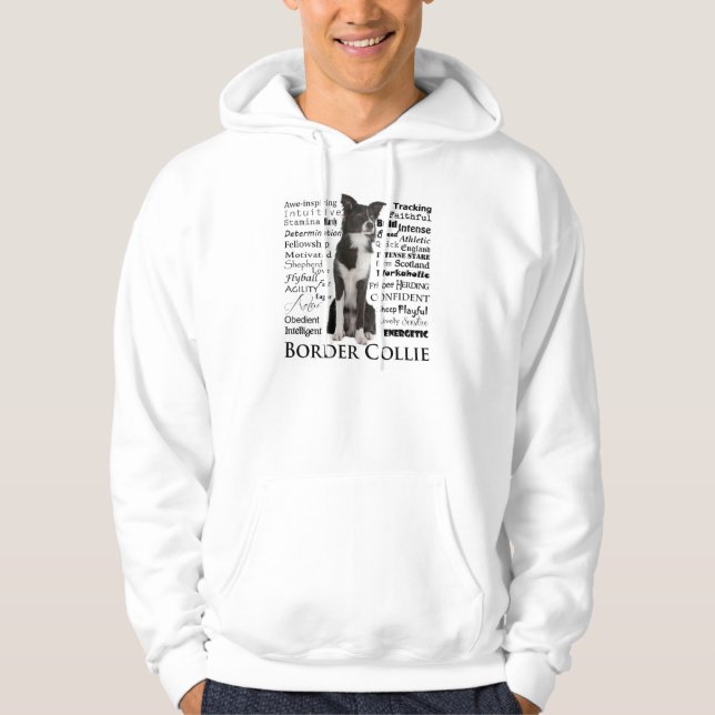 Sudadera con capucha de los rasgos del border (Anverso)