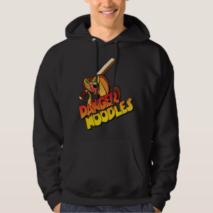 Sudadera con capucha de los tallarines del peligro