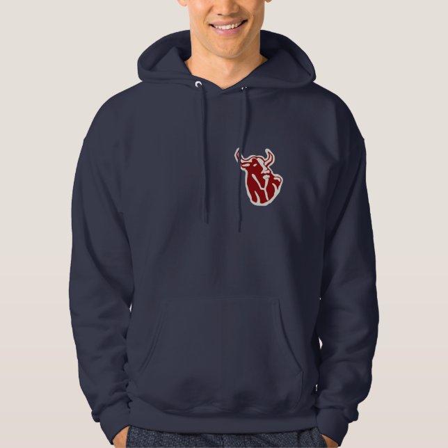 Sudadera con capucha de los toros de Hackensack (Anverso)