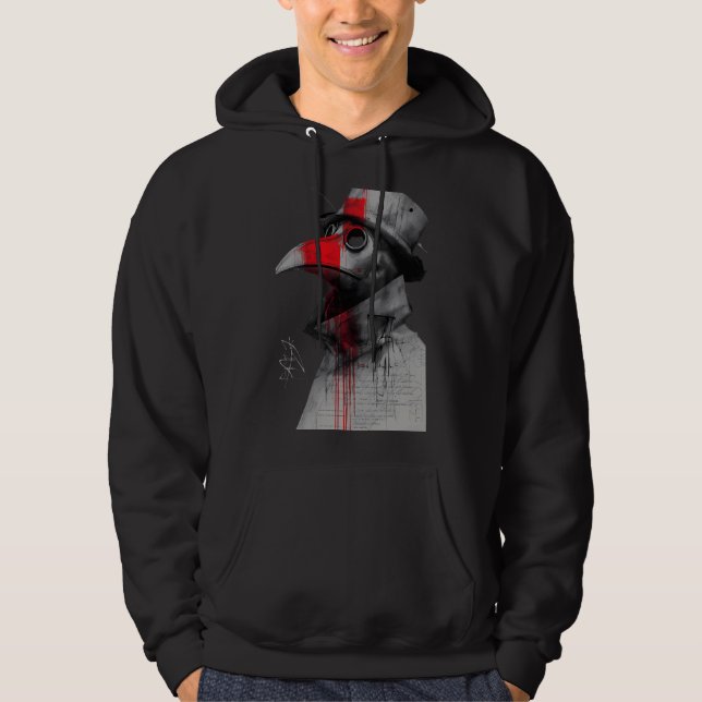 Sudadera con capucha de médico de la peste gótica  (Anverso)