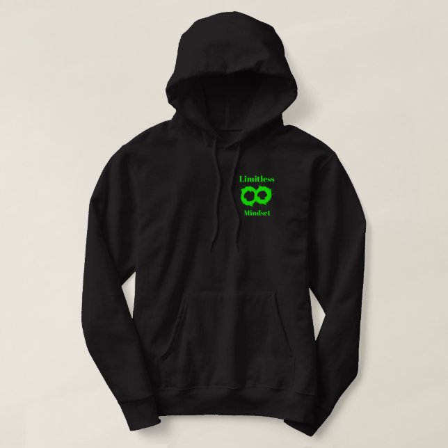 Sudadera con capucha de Mentalidad Ilimitada – Mot (Diseño del anverso)