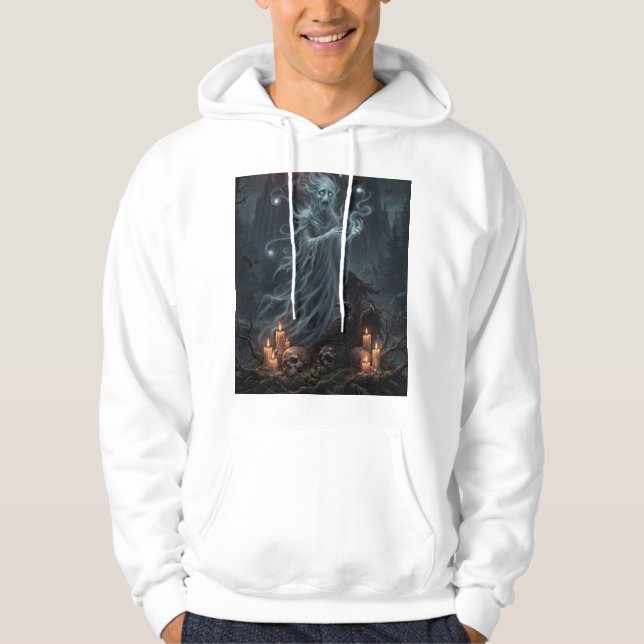 Sudadera con capucha de moda urbana gótica Señor d (Anverso)