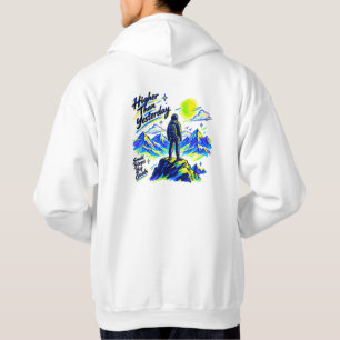 Sudadera con capucha de montaña más alta que ayer