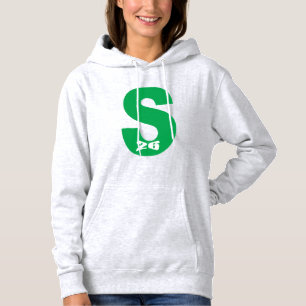 Sudadera con capucha de mujer gris ceniza DESIGN S