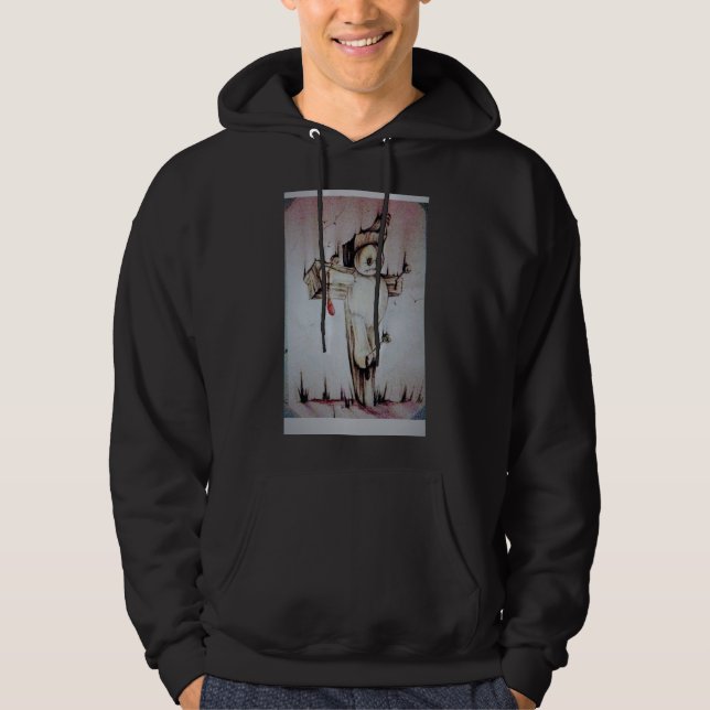 Sudadera con capucha de muñeca Voodoo — Arte oscur (Anverso)
