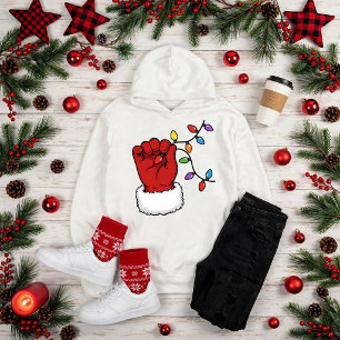 Sudadera con capucha de Navidad con guante de Sant