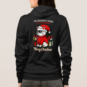 Sudadera con capucha de Navidad lujosa para mujer