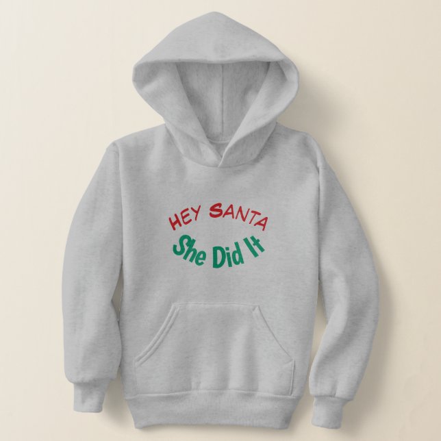 Sudadera con capucha de Navidad para niños (Distribución )