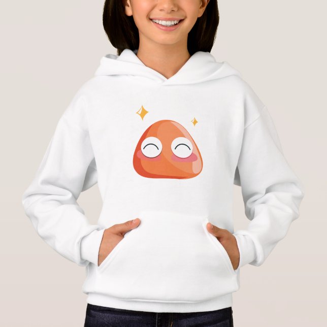 Sudadera con capucha de niña Earth Hole (Anverso)
