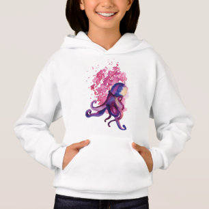 Sudadera con capucha de niña - Pulpo