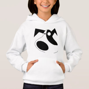 Sudadera con capucha de niñas de cachorro de perro