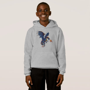 Sudadera con capucha de niño dragón