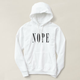 Sudadera con capucha de NOPE