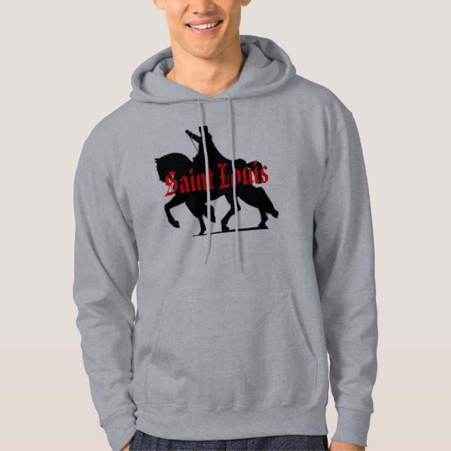 Sudadera con capucha de OldSchool del Saint Louis (Anverso)