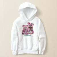 Sudadera con capucha de osos punk personalizados