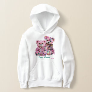 Sudadera con capucha de osos punk personalizados