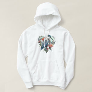 Sudadera con capucha de pájaro