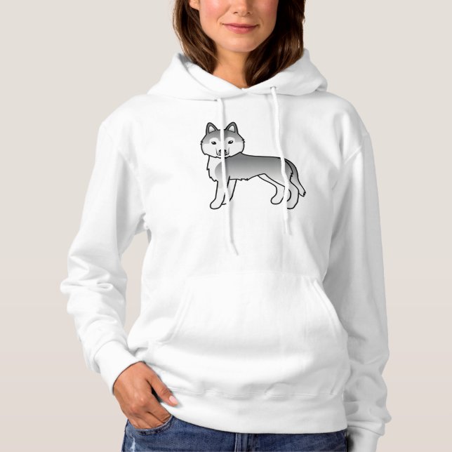 Sudadera con capucha de perro de dibujos animados  (Anverso)