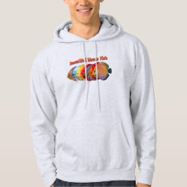 Sudadera con Capucha de Pez Disco Hermoso