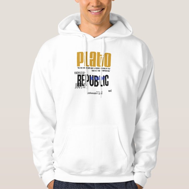 SUDADERA CON CAPUCHA DE PLATÓN (Anverso)
