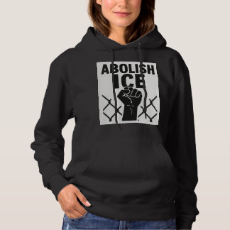 Sudadera con capucha de protesta para abolir ICE –