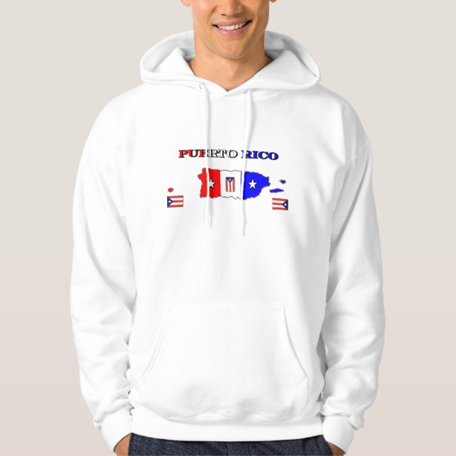 Sudadera con capucha de Puerto Rico (Anverso)
