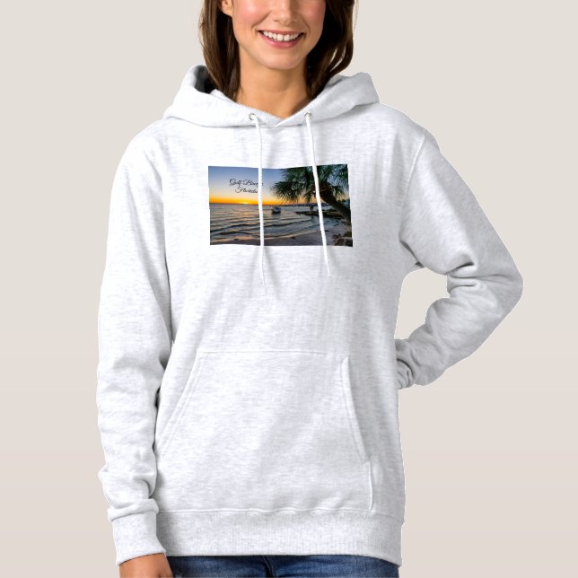 Sudadera con capucha de puesta de sol de Gulf Bree (Anverso)
